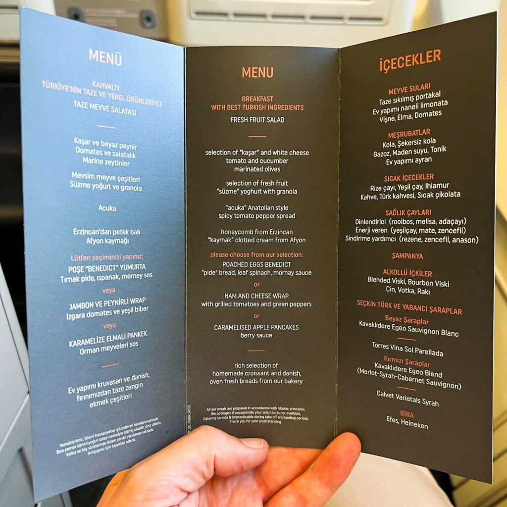 Turkish Airlines Business Class