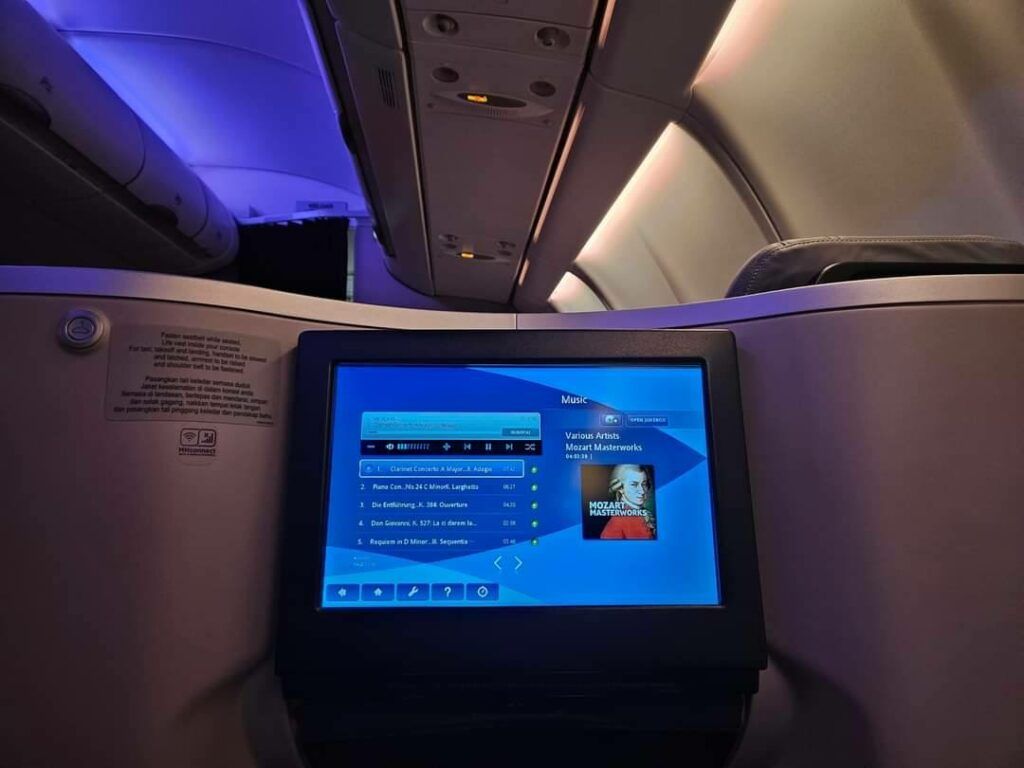 Malaysia Airlines Business Class