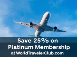 Save 25% on Platinum Membership at WorldTravelerClub.com!