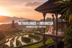 To Indonesia in Business Class