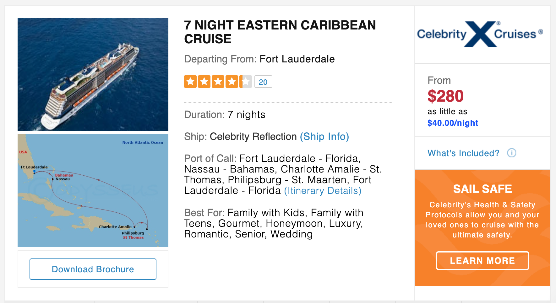 7 Night Eastern Caribbean Cruise